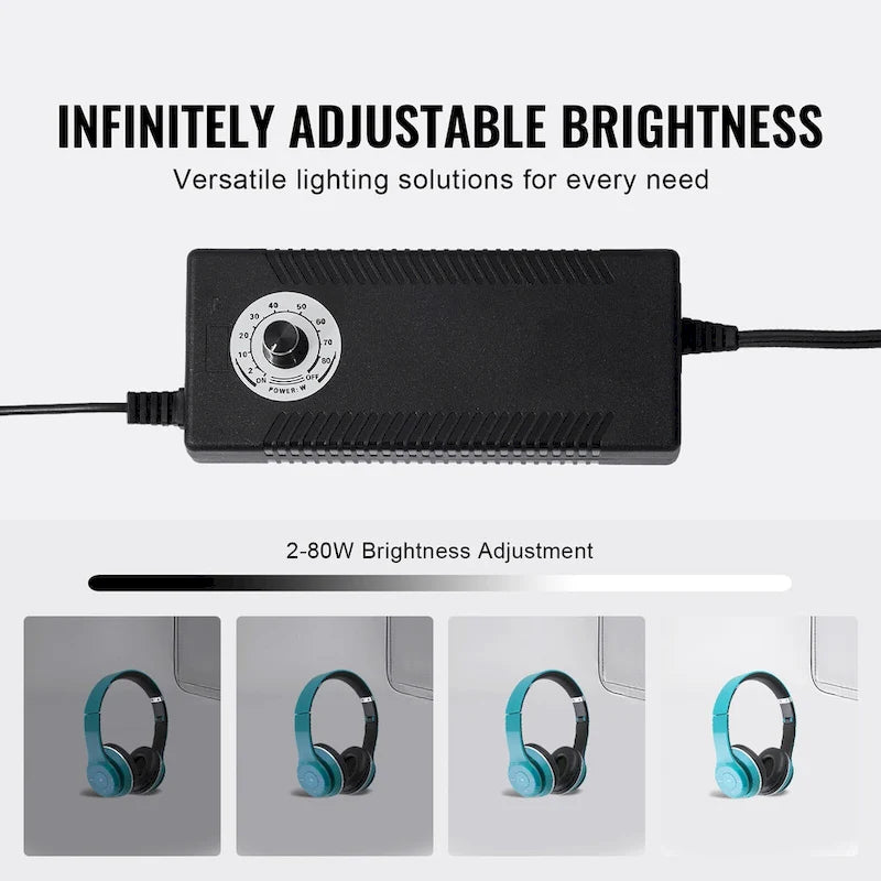 Boîte à lumière pour studio photo de produits