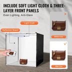 Boîte à lumière pour studio photo de produits