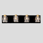 Metal Modern Vanity Lights with Crystal Glass Shade - Gold - image 9