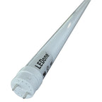 Glass 4FT T8 LED Tube Light, Type B Ballast Bypass Double Ended, 17W=45W, 2200LM, 6500K, Frosted, 25 Pack - White - 47.78 - image 1