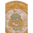 Golden Rocaille Oval Chandelier Ceiling Medallion - image 13