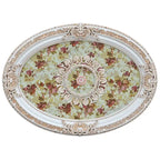Golden Rocaille Oval Chandelier Ceiling Medallion - image 25
