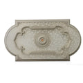 Lustre rectangulaire Blanco, médaillon de plafond 94 pouces