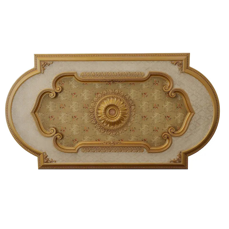Lustre rectangulaire Blanco, médaillon de plafond 94 pouces