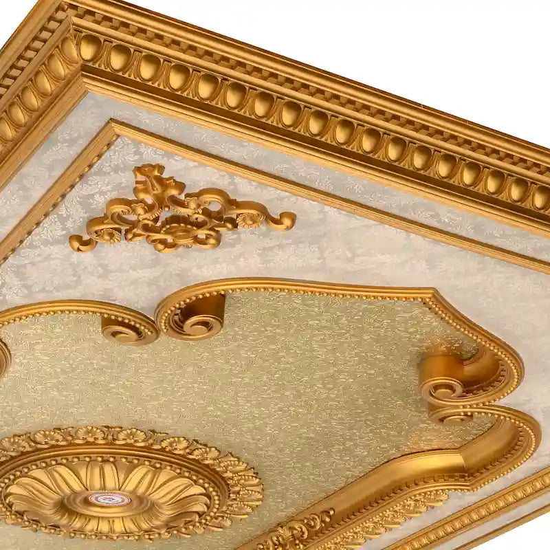 Blanco Rectangular Chandelier Ceiling Medallion 94 inches - image 11