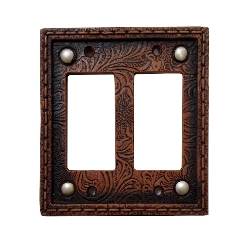 HiEnd Accents Tooled Resin Switchplate W/Stud