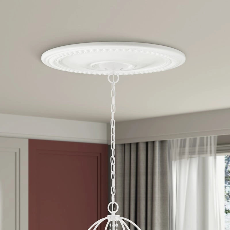 Livex Lighting Wingate White Ceiling Medallion, 82073, 82075, 82076, 82077 - image 4