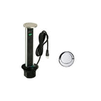 Metal Pop-Up Power and Charging Station with 3-Socket and 2-USB Outlet in Aluminum - image 4