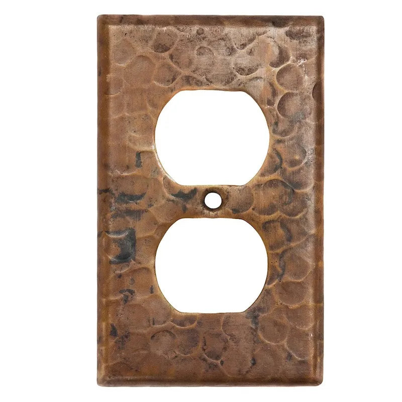 Premier Copper Products Copper Switchplate Single Duplex, 2 Hole Outlet Cover - Quantity 2 (SO2_PKG2) - Brown - image 2