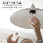 Luxrite A19 LED Light Bulb 60W Equivalent, Dimmable, 800 Lumens, Enclosed Fixture Rated, Energy Star, E26 Base (48 Pack) - image 20