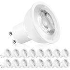 Luxrite MR16 GU10 LED Bulbs Dimmable, 50W Halogen Equivalent, 500 Lumens, 120V, Enclosed Fixture Rated (16 Pack) - image 1