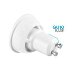 Luxrite MR16 GU10 LED Bulbs Dimmable, 50W Halogen Equivalent, 500 Lumens, 120V, Enclosed Fixture Rated (16 Pack) - image 3