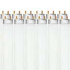 Luxrite 48 Inch T8 Fluorescent Tube Light Bulb 32W 6500K Daylight 2800 Lumens G13 Medium Bi-Pin Base 12-Pack - 6500K (Daylight) - image 1