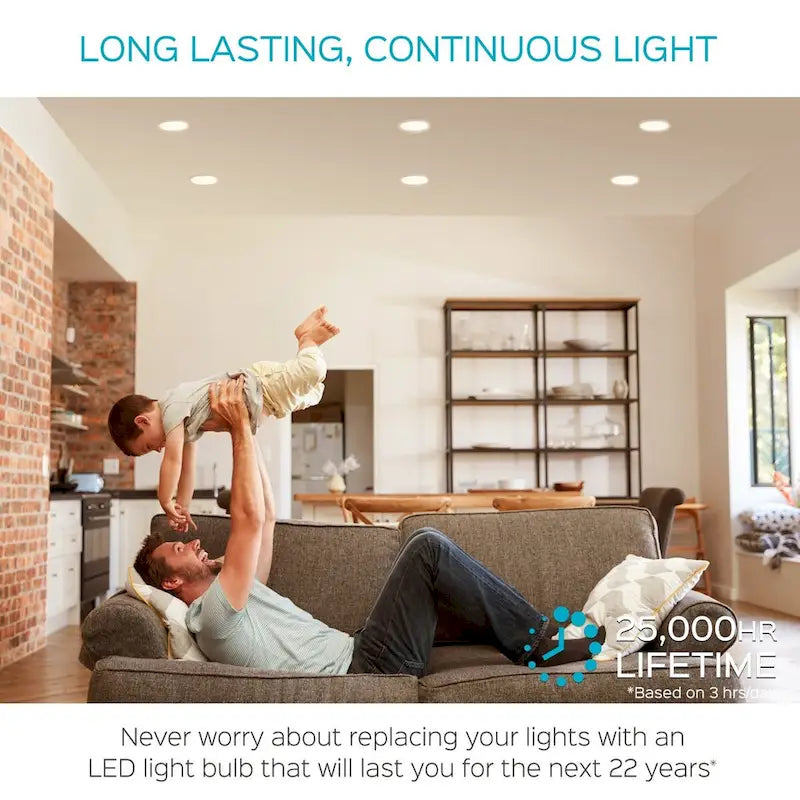 Luxrite BR40 LED Light Bulbs,14W= 85W Dimmable, 1100 Lumen, LED Flood Light Bulb, 14W, E26 Medium Base (12 Pack) - image 22
