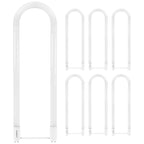 Luxrite U Bend LED Tube Light, T8 T12, 18W (32W Equivalent), 2100 Lumens, Direct or Ballast Bypass, G13 Base (6 Pack) - image 1