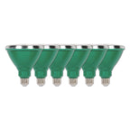 Ampoules LED Westinghouse PAR38 rouges, équivalent 100 W, étanches, pour extérieur, culot moyen - Lot de 6