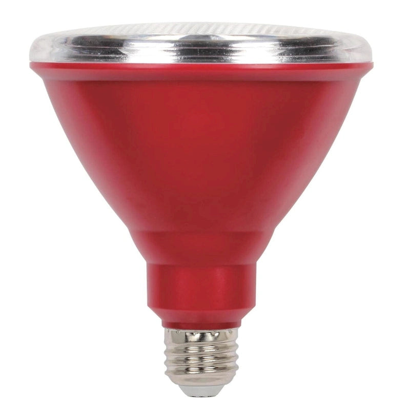 Westinghouse 100-Watt Equivalent Red PAR38 Flood Outdoor Weatherproof LED Light Bulb with Medium Base - 6-Pack - image 3