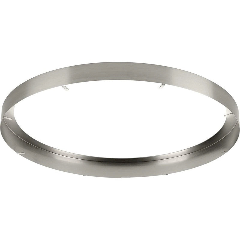Bague de finition ronde Everlume Collection en nickel brossé 14 Edgelit - 14,410 x 14,410 x 1,570