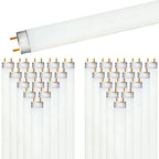 Luxrite (lot de 30) F17T8/765 Tube fluorescent T8 17 W 61 cm (24 pouces) Blanc lumière du jour 6 500 K 1 350 lumens Culot G13 moyen à deux broches