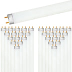Luxrite (30 Pack) F17T8/765 17W 24 Inch T8 Fluorescent Tube 6500K Daylight White 1350 Lumens G13 Medium Bi-Pin Base - image 1