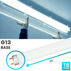 Luxrite (30 Pack) F17T8/765 17W 24 Inch T8 Fluorescent Tube 6500K Daylight White 1350 Lumens G13 Medium Bi-Pin Base - image 3