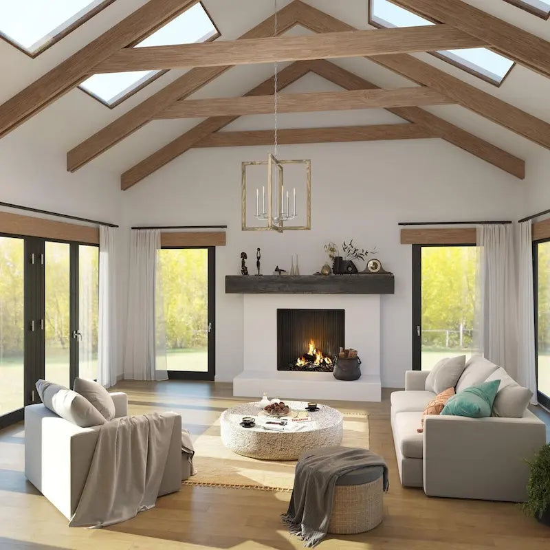 Chaîne accessoire carrée en argent doré de calibre 9, 122 cm (48 po) - Argent doré - 2,9 cm x 2,9 cm x 122 cm (48 po)