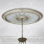 Champagne Large Oval Chandelier Ceiling Medallion 79 inches - image 1
