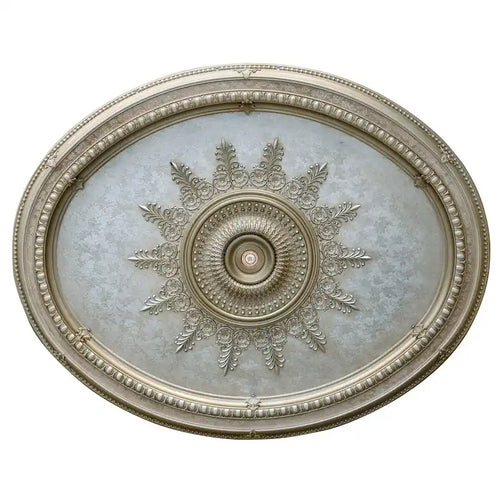 Champagne Large Oval Chandelier Ceiling Medallion 79 inches - image 2