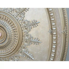 Champagne Large Oval Chandelier Ceiling Medallion 79 inches - image 3