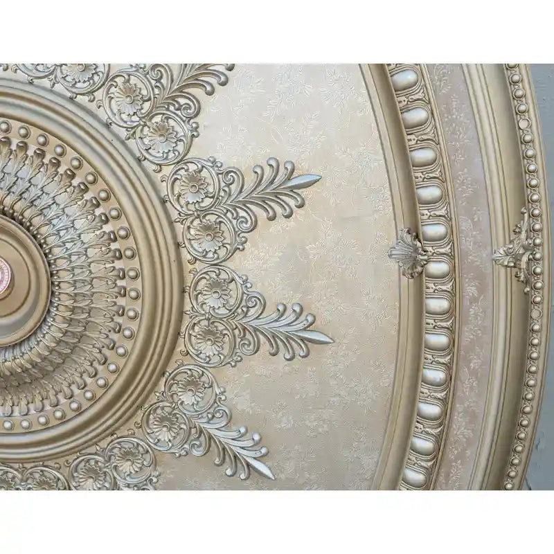 Champagne Large Oval Chandelier Ceiling Medallion 79 inches - image 3