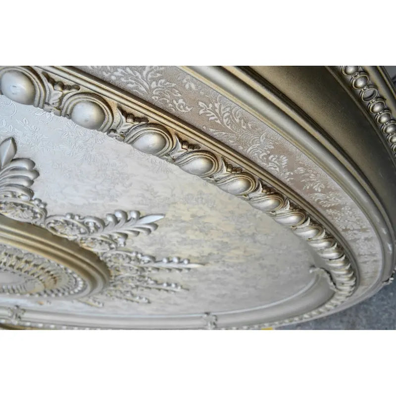 Champagne Large Oval Chandelier Ceiling Medallion 79 inches - image 4