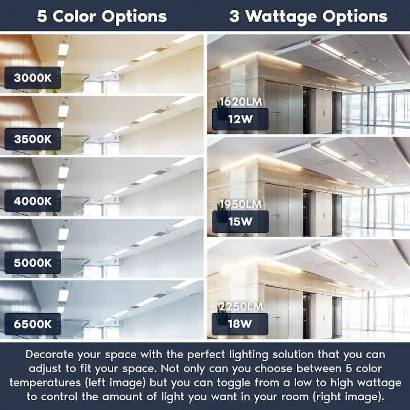 Glass Luxrite 30-Pack 4FT T8 LED Tube Lights, 12W/15W/18W Tunable, 5CCT 3000K-6500K, Ballast Bypass, Up to 2250LM, UL, DLC - 30 - image 2