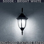 Glass Luxrite E12 Candelabra LED Light Bulbs 60 Watt Equivalent, 2700K Warm White, Enclosed Fixture Rated, Dimmable... - image 2
