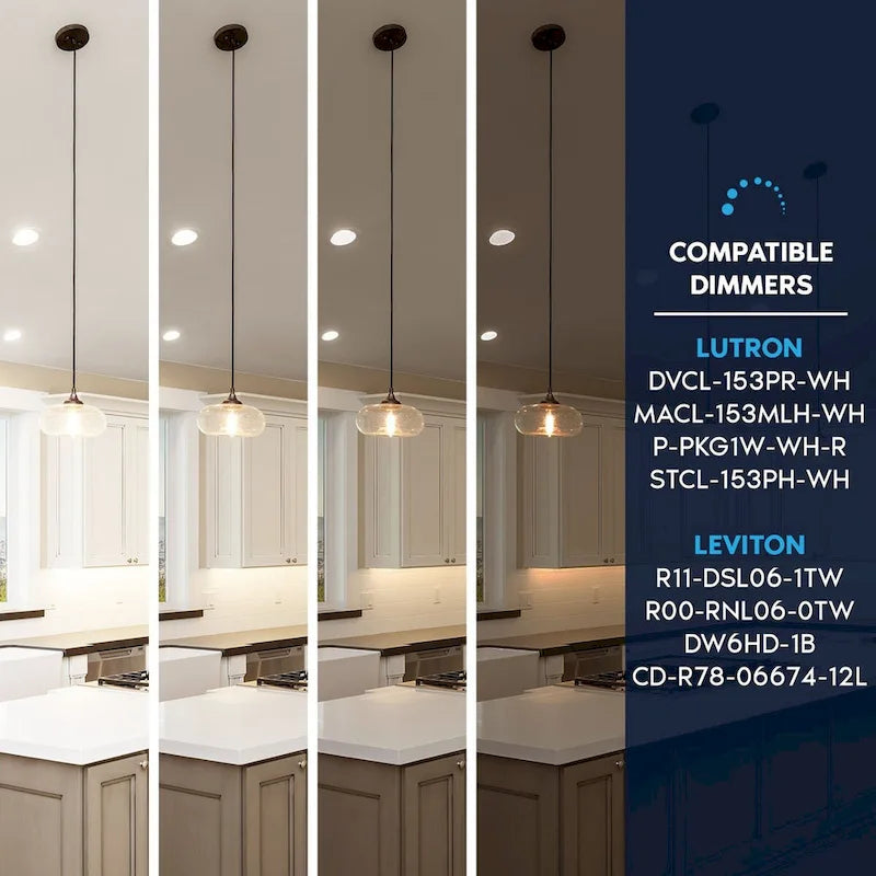 Glass Luxrite E12 Candelabra LED Light Bulbs 60 Watt Equivalent, 2700K Warm White, Enclosed Fixture Rated, Dimmable... - image 16