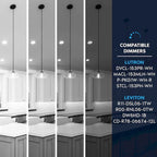 Glass Luxrite E12 Candelabra LED Light Bulbs 60 Watt Equivalent, 2700K Warm White, Enclosed Fixture Rated, Dimmable... - image 20
