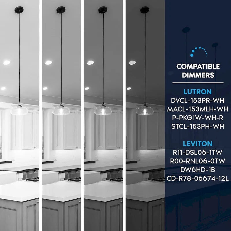 Glass Luxrite E12 Candelabra LED Light Bulbs 60 Watt Equivalent, 2700K Warm White, Enclosed Fixture Rated, Dimmable... - image 20