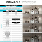 Glass Luxrite Candelabra LED Light Bulbs 100W Equivalent 800 Lumens 7W B11 Dimmable Damp Rated UL Listed E12 12 Pack - image 23