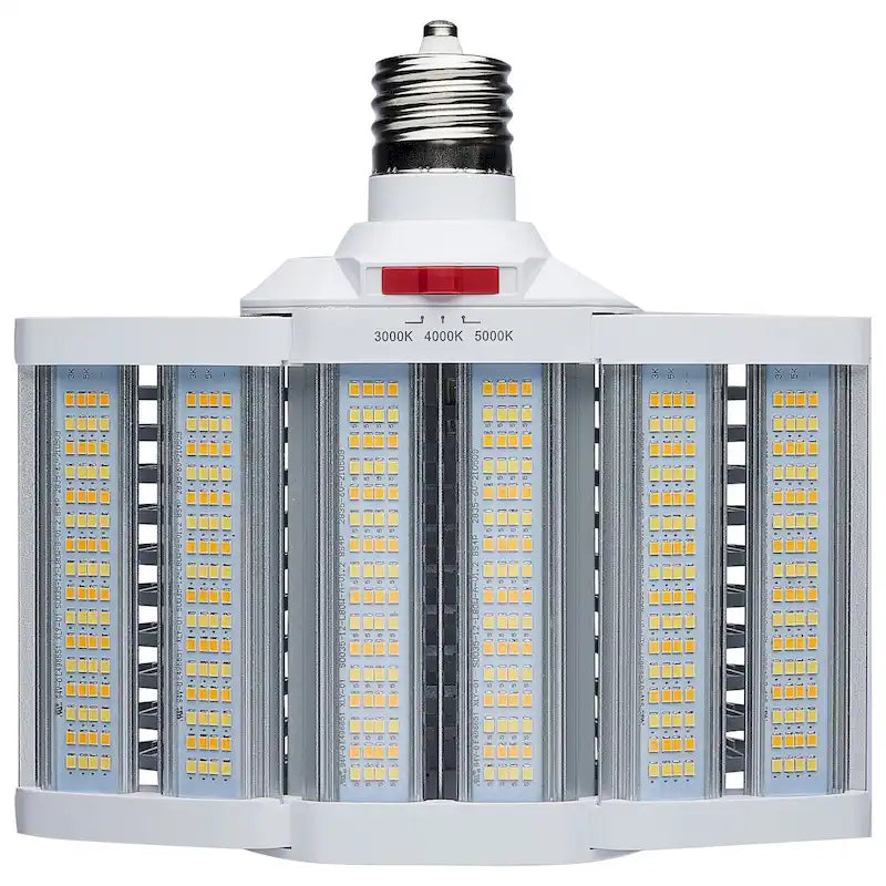 Lampe LED métallique de type boîte à chaussures, puissance sélectionnable 60/70/80 W, température de couleur sélectionnable 3K/4K/5K, 120-277 V - Blanc