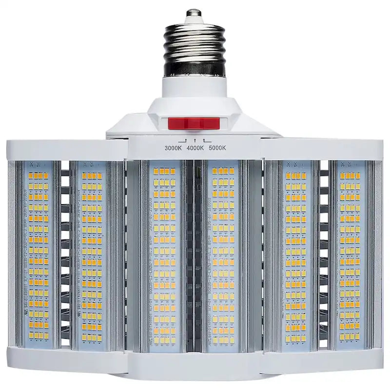 Metal LED Shoe Box Lamp 60/70/80 Wattage Selectable 3K/4K/5K CCT Selectable 120-277V - White - image 1