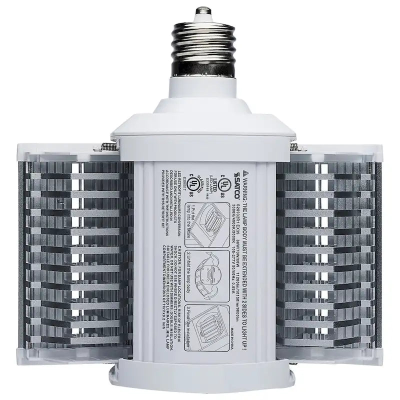 Metal LED Shoe Box Lamp 60/70/80 Wattage Selectable 3K/4K/5K CCT Selectable 120-277V - White - image 3