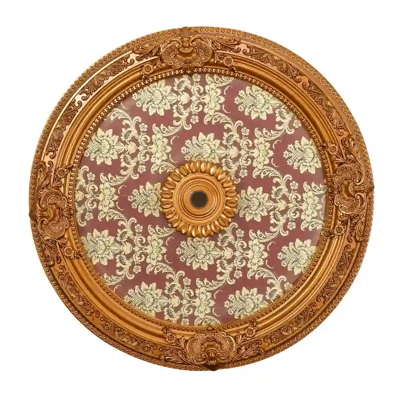 Lustre rond Blanco, médaillon de plafond 36 pouces