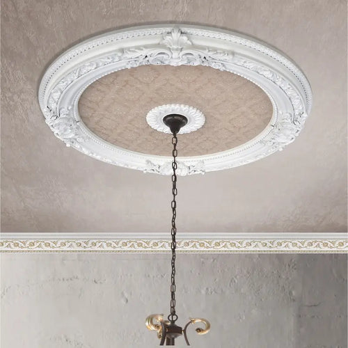 Blanco Round Chandelier Ceiling Medallion 36in - image 1