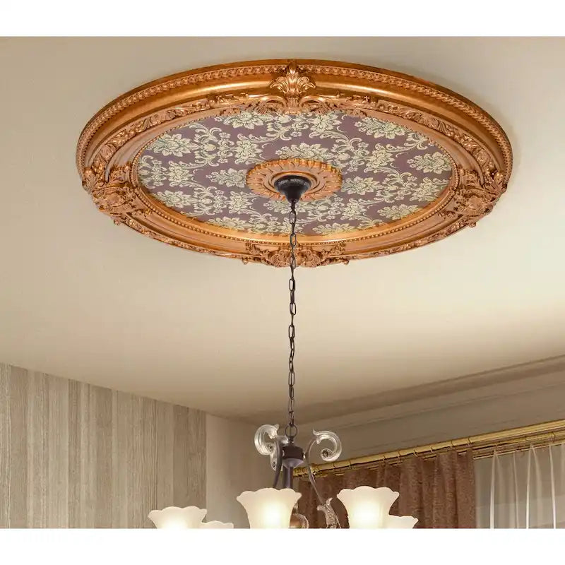 Blanco Round Chandelier Ceiling Medallion 36in - image 12