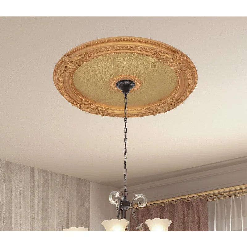 Blanco Round Chandelier Ceiling Medallion 36in - image 21