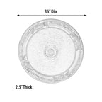 Blanco Round Chandelier Ceiling Medallion 36in - image 25