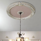 Blanco Round Chandelier Ceiling Medallion 36in - image 26