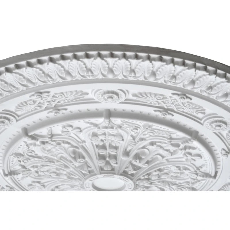 Classic White Round Ceiling Medallion 37 Inch Dia - image 1