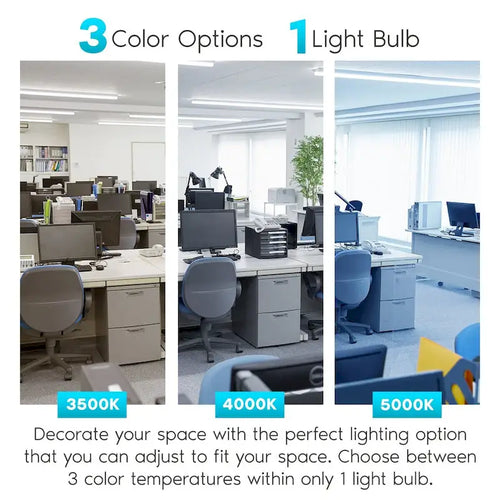 Glass Luxrite 12-Pack 4FT T8 LED Tube Light, 18W=32W, 3 Color Option, Single and Double End Powered, 2340 Lumens, UL, DLC - 12 - image 2