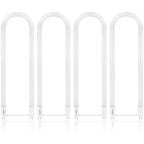 Luxrite U Bend LED Tube Light, T8 T12, 18W (32W Equivalent), 2100 Lumens, Direct or Ballast Bypass, G13 Base (4 Pack) - image 6