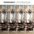 Luxrite 5W Vintage Candelabra LED Bulbs Dimmable, 550 Lumens, 60W Equivalent, Clear Glass, E12 Base (24 Pack) - image 8